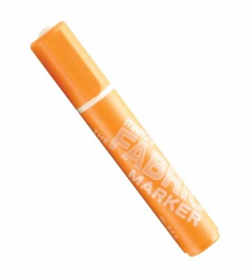 622S-7 Uchida Marvy Fabric Marker, Broad Point, Orange