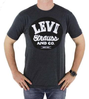 

НОВАЯ МУЖСКАЯ КЛАССИЧЕСКАЯ ФУТБОЛКА LEVIS ИЗ ХЛОПКА С КОРОТКИМ РУКАВОМ NWT, СЕРАЯ, Серый