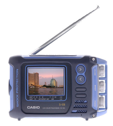 CASIO ポータブルテレビ EV-500 Casio Crystal Vision LCD Color TV EV-500B MINI TELEVISION | eBay