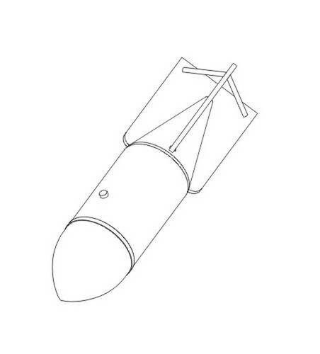 Bombes Allemandes Sc 250 250kgs Ww2 1/72 Cmk 7216