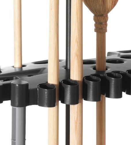 Black Garage Storage 40 Tools Tower Holds Deluxe Rack Home Garden Organizer