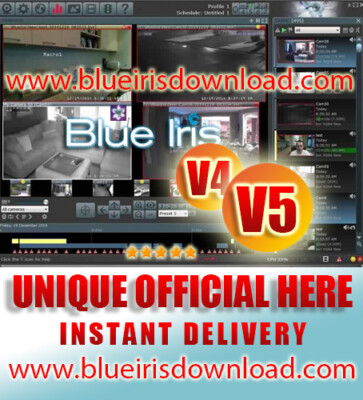 Blue Iris Pro v5.0 (Latest) WITH VIDEO TUTORIALS Video Camera Security Software
