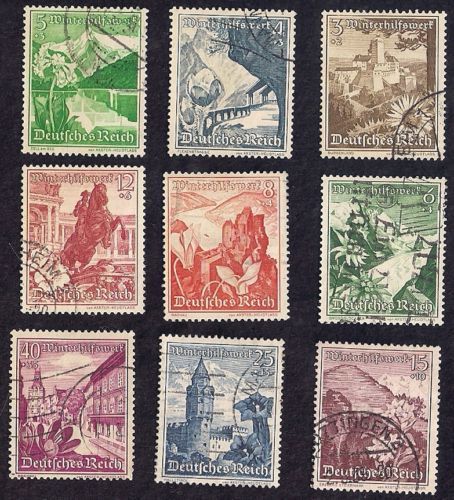 Machine Cancel Mint Hinged Semi-Postal Stamps