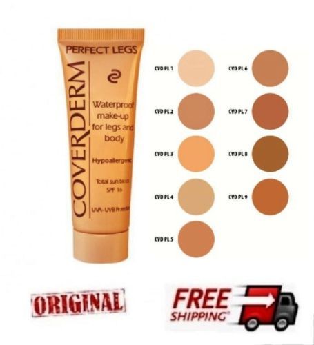 Coverderm Perfect Legs Colour Chart