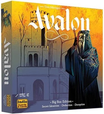 Indie Boards and Cards, The Resistance Avalon Big Box, Card Game, Ages 14, 4-10