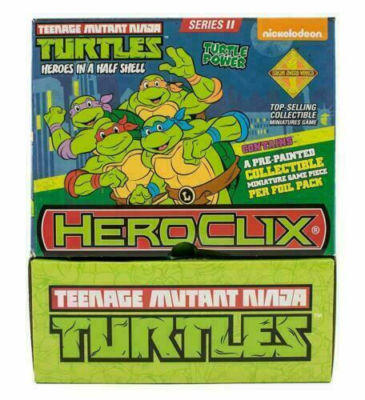 Heroclix Miniatures TMNT Heroes in a Halfshell 24ct Gravity Feed Display Box
