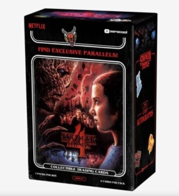 2023 Topps Stranger Things Season 4 Factory Sealed Blaster Box ~ 7 Packs