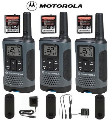Motorola Talkabout T200TP Walkie Talkie 3 Pack Set 20 Mile Two Way Radio. Buy it now for 65.0