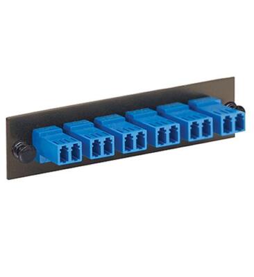 Icc 6-port Duplex Fiber Optic Patch Panel - 6 X Lc (icfopl16bk)