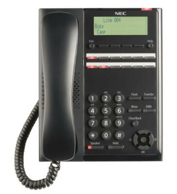 NEC BE117451 SL2100 Digital 12-Button Telephone (Black) (NEW)