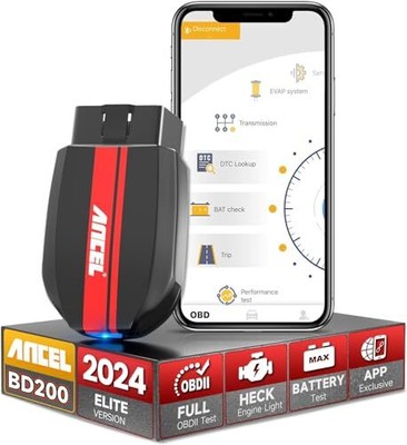 Bd200 Obd2 Scanner Bluetooth Code Reader & Check Engine Diagnostic Scan Tools Wi