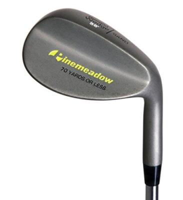 Pinemeadow Golf Men's Wedge, Left Hand, Steel, Regular, 56-D