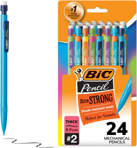 BIC Xtra-Strong Thick Lead Mechanical Pencil, 24 Count (Pack