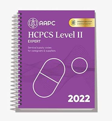 2022 HCPCS Level II Expert: ServiceSupply Codes for Caregivers  Su - GOOD
