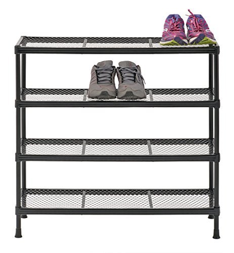 4 Tier Metal Shelving Shelf Rack Garage Office Kitchen ...