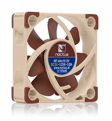 Noctua NF-A4x10 5V, Leiser Premium-Lüfter, 3-Pin, 5V Version (40x10mm, Braun)