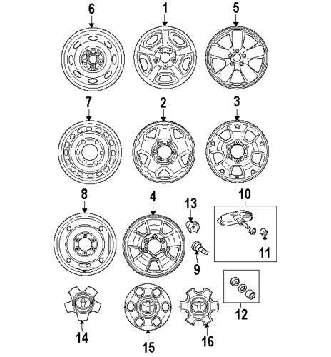 90-96 NISSAN Z32 300ZX SET OF 4 FACTORY R16
