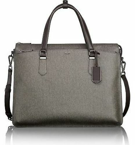 NEW Tumi Sinclair Nita Commuter Brief Earl Gray Grey style