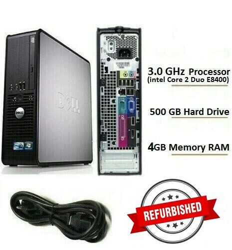 DELL OPTIPLEX 780 WIFI DVD-RW 3.0GHz 4GB Ram 500GB Hard