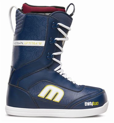 ★thirtytwo★ 86ft 27cm MEN'S TM-2 DOUBLE BOA® WIDE SNOWBOARD BOOTS - ThirtyTwo US