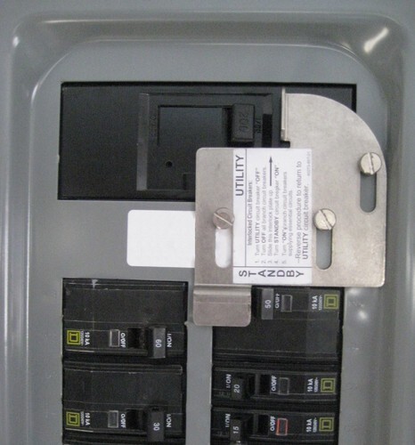 8000-13000 Watt Generator Interlock Kit w/ Inlet Box for Square D QO Panel