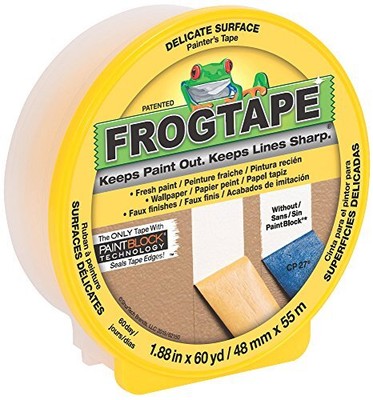 Frog Tape Painters Delicate Surface 48mm x 55m Yellow Professional Grade