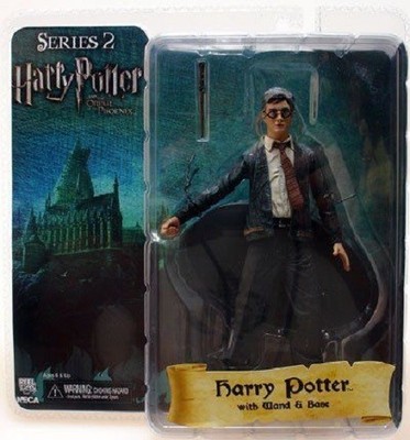 Harry Potter & Order of the Phoenix 7'' Series 2 Action Figure Harry w Wand/Base