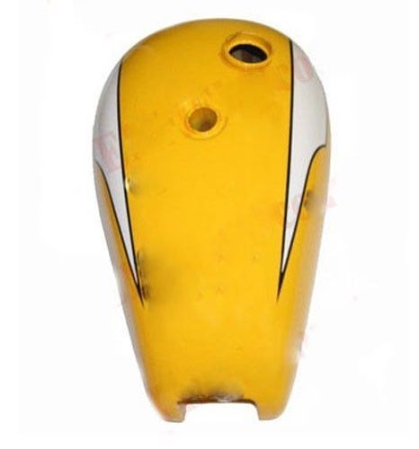 Fits Triumph T140 Petrol Gas Fuel Tank Yellow Cream White Painted Repro  