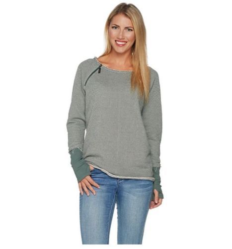 トップス peace SLY | HALF ZIP LOGO OVER トップス (Tシャツ・カットソー(長袖