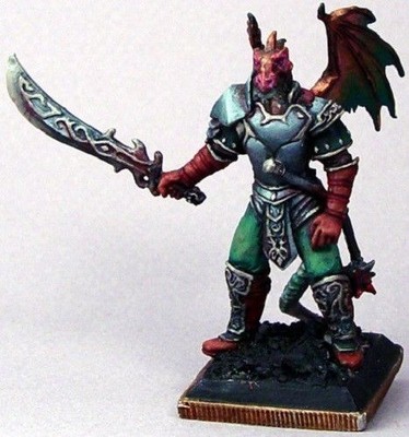 32mm Fantasy Kit VEL1020 Half Dragon Paladin