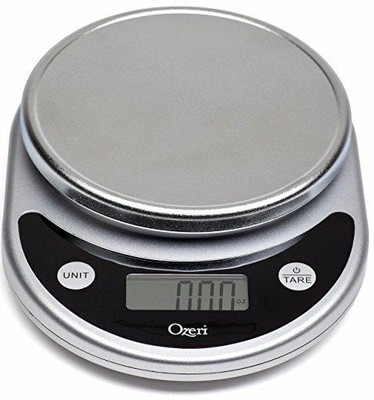 Ozeri ZK14-S Pronto Digital Multifunction Kitchen and Food Scale, 8.25, Black
