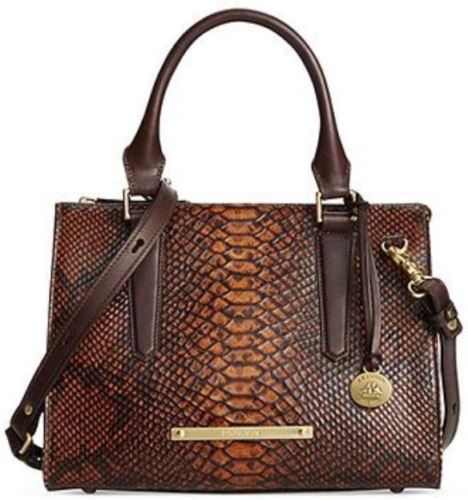 Borsa Brahmin Cami Melbourne In Pelle Apricot Rosa – Nuova Con Etichette
