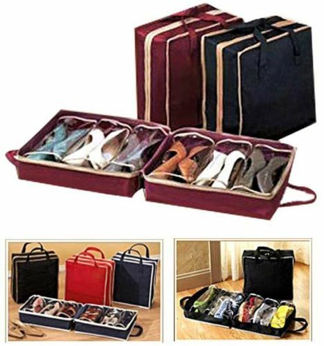 Borsa Viaggio Porta Scarpe Shoe Tote Valigia Scarpiera Organizzatore cir