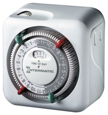 Intermatic Lamp and Appliance Security Timer TN111C70 with 2 On/Off Settings