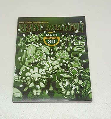 ART OF PROBLEM SOLVING BEAST ACADEMY 3D MATH PRACTICE By Jason Batterson NEW