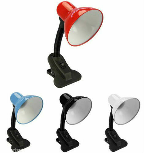 Lampada Estetista Scrivania Da Tavolo Snodabile Orientabile Morsetto E27 cir