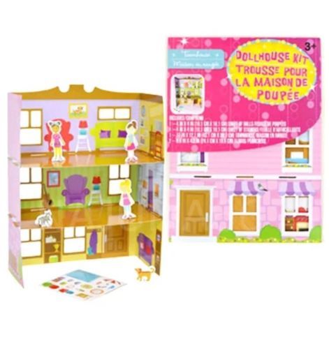 Cardboard Dollhouses & Room Boxes