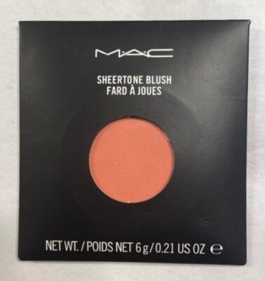 MAC Sheertone Blush Pro Refill Pan in Peaches - NIB - AUTHENTIC