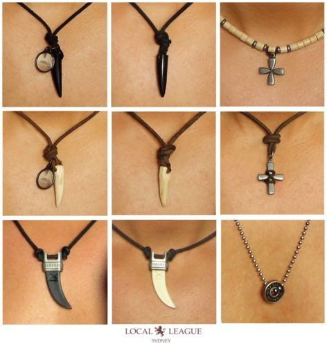 Leather Fashion Necklaces & Pendants