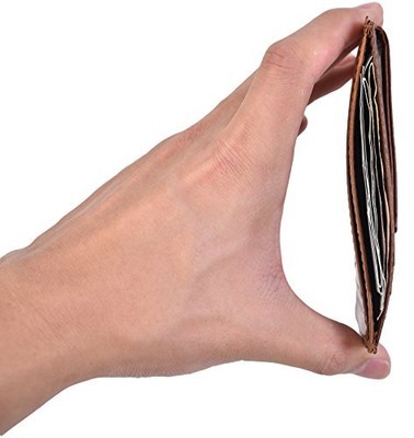 RFID Blocking Money Clip Mens Slim Wallet Leather Thin Mini Front Pocket Wallet