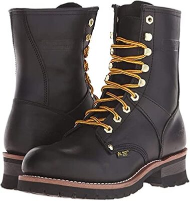 Ad Tec Men's 9'' Waterproof Logger Work Boot - Soft Toe - (Black) Size 11.5 W