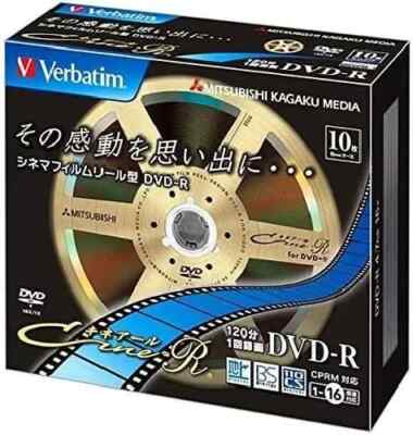 Verbatim Blank DVD Discs Recording DVD-R 10 pieces VHR12JC10V1
