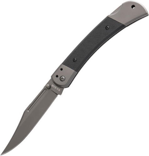 Ka-Bar 3.87" Folding Lockback G-10 Handles Stainless Hunter 