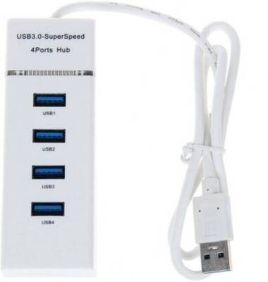 4 Port USB 3.0 HUB Multi High Speed Splitter Expansion Desktop Laptop PC Max OS