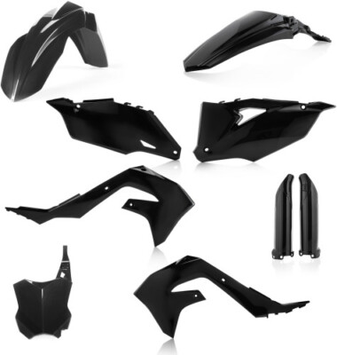 Acerbis 2736290001 Full Plastic Kit - Black Front | Rear | Side 1403-2761