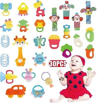 For 6-12 Months Teething Toys For 0-6 Months ...