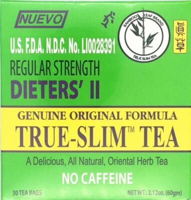 Bamboo Leaf Regular Strength Dieters' II True Slim Tea 30's reduce weigh 真草减肥茶