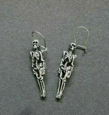 Skeleton (2) Earring Pewter ALCHEMY Gothic