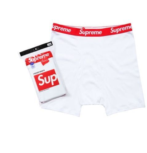 Supreme Hanes Boxer Briefs (2 Pack) Mens Style : Ss23a13