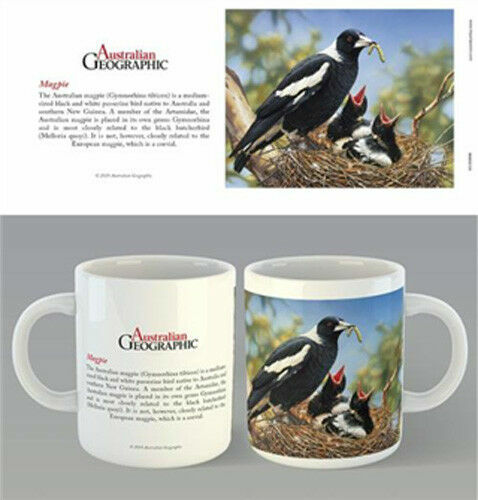 Magpie Australian Geographic Coffee Tea Mug